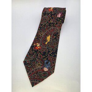 Disney Winnie The Pooh Paisley Necktie Eyore Tigger By Exquisite Apparel